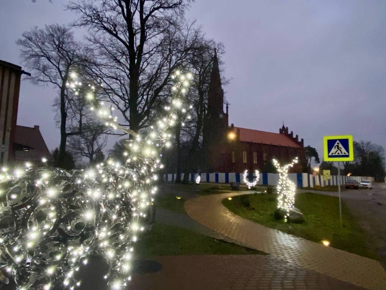 Новогоднее волшебство Славска: скульптуры из подков Новогоднее волшебство Славска: скульптуры из подков