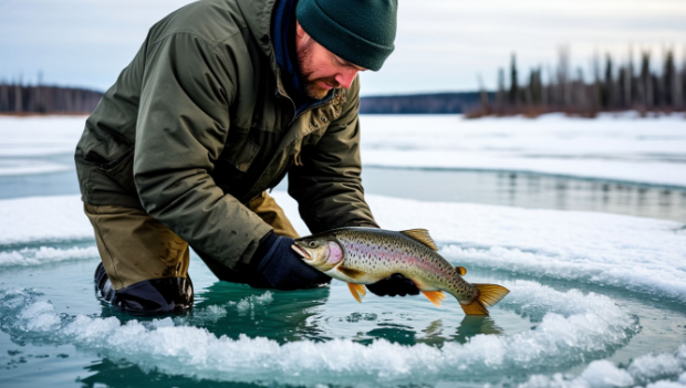 Опытный рыбак назвал оптимальную температуру для зимней рыбалки Опытный рыбак назвал оптимальную температуру для зимней рыбалки