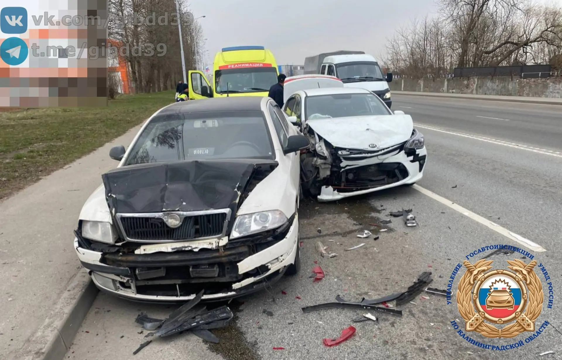 В Калининграде на улице Невского произошло массовое ДТП В Калининграде на улице Невского произошло массовое ДТП
