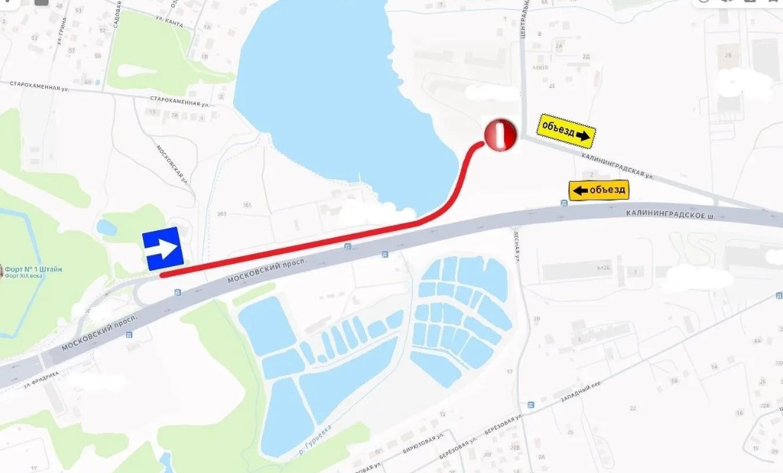 На участке дороги «Северный обход Калининграда — Заозерье» начнётся ремонт: движение частично ограничат На участке дороги «Северный обход Калининграда — Заозерье» начнётся ремонт: движение частично ограничат