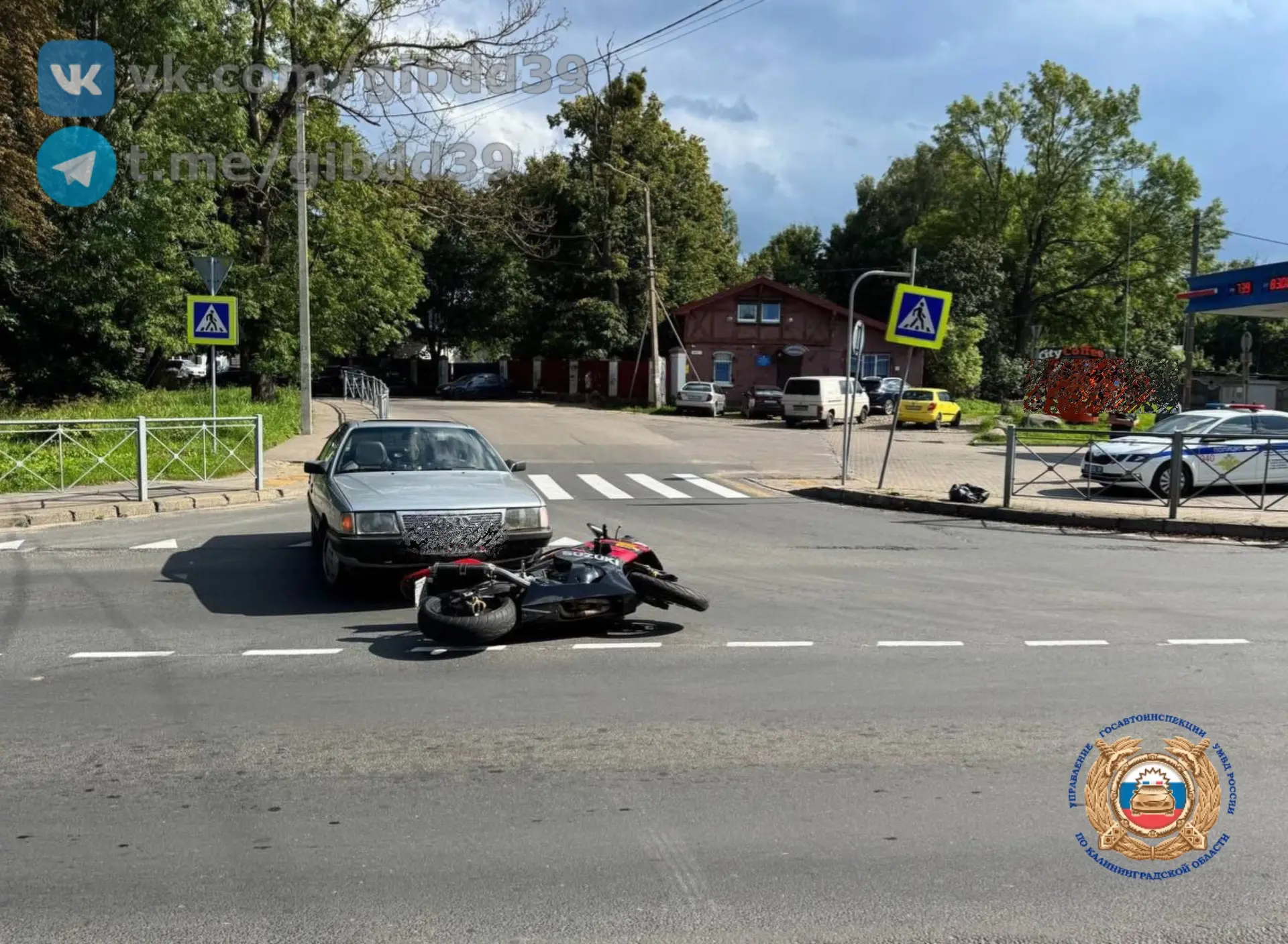В Калининграде в ДТП на улице Суворова пострадал мотоциклист В Калининграде в ДТП на улице Суворова пострадал мотоциклист