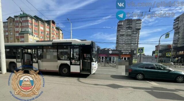 В Калининграде в аварии с автобусом пострадал пассажир В Калининграде в аварии с автобусом пострадал пассажир